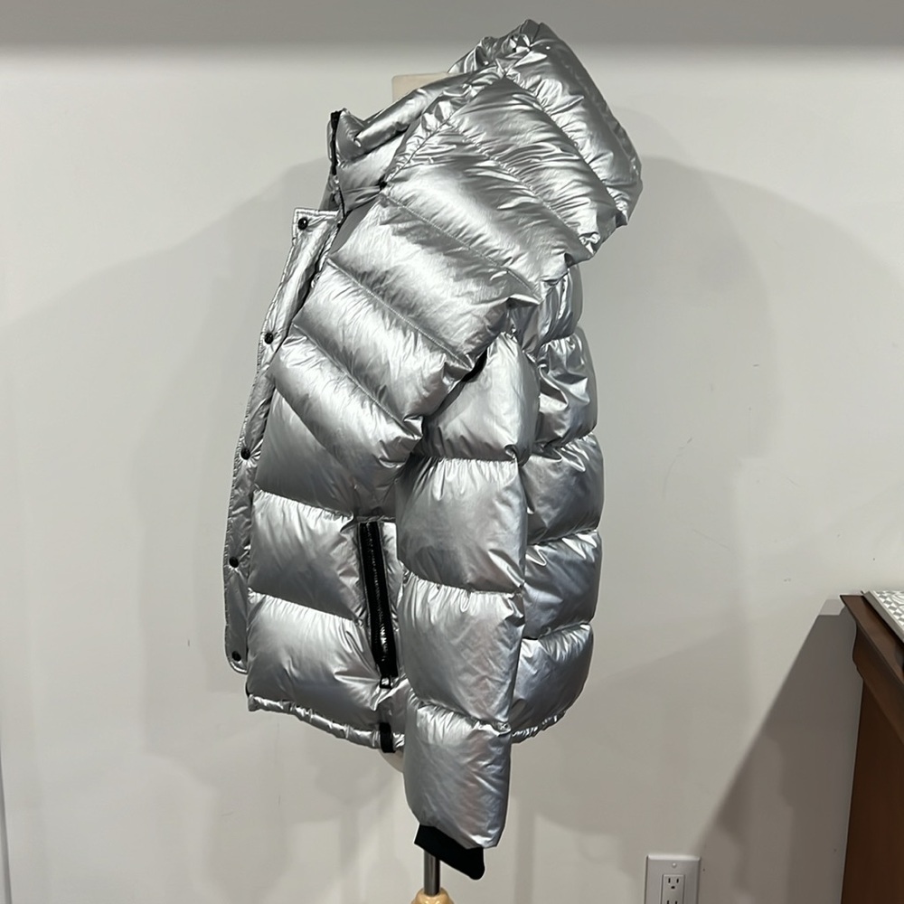 RUDSAK Shimmering Silver Puffer Coat - Picture 5 of 12